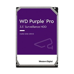 12 TB Western Digital Purple Surveillance HDD (3,5", SATA3, 7200 rpm, 512MB cache)