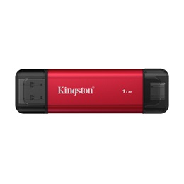 1 TB Kingston Hordozható SSD (USB-A, USB-C, USB 3.2 Gen 2, olvasás max. 1050 MB/s, írás max. 950 MB/s, külső)