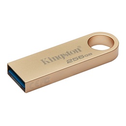 256 GB Pendrive Kingston DataTraveler SE9 G3 (USB 3.2 Gen 1, USB-A, 220 MB/s olvasás, 100 MB/s írás, arany)