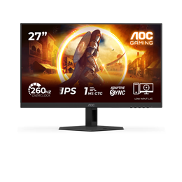 27" AOC 27G4ZRE monitor (IPS, 1920x1080, 260Hz, DP+2xHDMI)