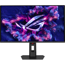 27" ASUS XG27AQDPG ROG Strix monitor (OLED, 2560x1440, 500Hz, DP+HDMI, HDR, USB, VESA 100x100 mm, állítható, fekete)