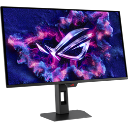 27" ASUS XG27AQDPG ROG Strix monitor (OLED, 2560x1440, 500Hz, DP+HDMI, HDR, USB, VESA 100x100 mm, állítható, fekete)