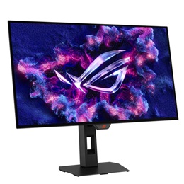 27" Asus ROG Strix XG27AQWMG monitor (OLED, 2560x1440, 280Hz, DP+HDMI, HDR10, fekete)