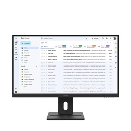 27" Lenovo ThinkVision E27-40 monitor (IPS, 1920x1080, 100Hz, DP+HDMI+VGA, 4ms, fekete)