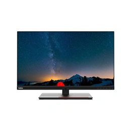 27" Lenovo ThinkVision P27u-20 monitor (IPS, 3840x2160, 60Hz, HDMI, DP, Thunderbolt 4, USB-C, RJ45, 450cd/m2, fekete)