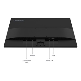 27" Lenovo ThinkVision S27-4e monitor (IPS, 1920x1080, 100Hz, HDMI+VGA, fekete)