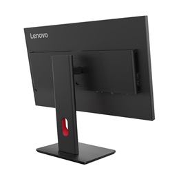 27" Lenovo ThinkVision T27UD-40 monitor (IPS, 3840x2160 UHD, 60Hz, DP+HDMI+USB-C, RJ45, USB hub, fekete)