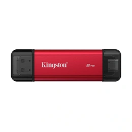 2 TB Kingston hordozható SSD (USB Type-A, USB Type-C, USB 3.2 Gen 2, 1 050MB/s olvasás, 950MB/s írás)