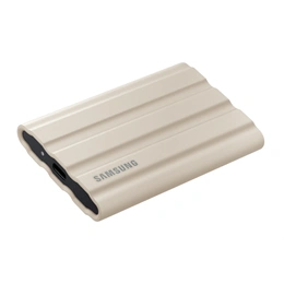 2 TB Samsung T7 Shield külső SSD (2,5", USB 3.2 Gen2 C, 1050 MB/s olvasás, 1000 MB/s írás, 256-bit AES, IP65, barna)
