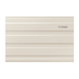 2 TB Samsung T7 Shield külső SSD (2,5", USB 3.2 Gen2 C, 1050 MB/s olvasás, 1000 MB/s írás, 256-bit AES, IP65, barna)