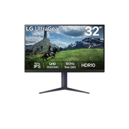 31,5" LG UltraGear 32GS85Q-B (QHD, 180Hz, DP + 2xHDMI, Pivot)