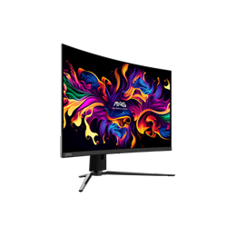 31,5" MSI MAG 321CUP monitor (QD-OLED, UHD 3840x2160, 165Hz, 0,03ms, DP+HDMI+USB-C, 1700R, fekete)