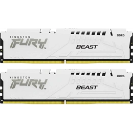 32 GB DDR5 5600 MHz RAM Kingston Fury Beast (2x16 GB, CL36, DIMM, fehér, EXPO)