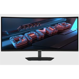34" Gigabyte GS34WQCA ívelt VA LED monitor (3440x1440, 120Hz, DP+2xHDMI, HDR10, fekete)