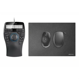 3Dconnexion SpaceMouse Enterprise Kit 2 3D egér (RF Wireless, USB, fekete)