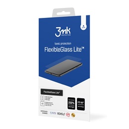 3MK FlexibleGlass Lite képernyővédő üveg (2,5D, flexibilis, ultravékony, 0,16mm, 6h, átlátszó)