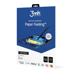 3MK Paper Feeling képernyővédő fólia 2db (full screen, papír hatás, 0.16mm, átlátszó)