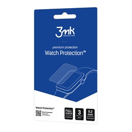3MK Watch Protection okosóra kijelzővédő fólia (teljes felület, ultravékony, 0,2mm, PET, átlátszó)