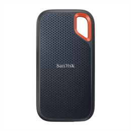 500 GB SanDisk Extreme SSD Portable NVMe SSD (külső, USB-C, 1050 MB/s olvasás, 1000 MB/s írás, IP55)