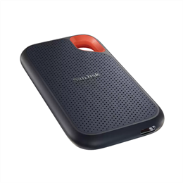 500 GB SanDisk Extreme SSD Portable NVMe SSD (külső, USB-C, 1050 MB/s olvasás, 1000 MB/s írás, IP55)