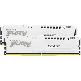 64 GB DDR5 5600 MHz RAM Kingston Fury Beast (2x32 GB, fehér)