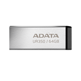 64 GB Pendrive USB 3.2 ADATA UR350 (USB-A, fémházas, fekete)