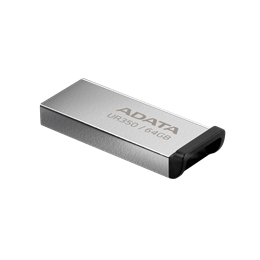 64 GB Pendrive USB 3.2 ADATA UR350 (USB-A, fémházas, fekete)