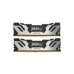 96 GB DDR5 6400 MHz RAM Kingston Fury Renegade (2x48 GB, CL32, DIMM, ezüst)