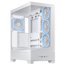 ASUS A31 Plus üvegfalú ház (ATX, tápegység nélkül, fehér)