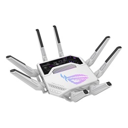 ASUS GT-BE19000AI tri-band router (Wi-Fi 7, 19000 mbps, 6 GHz, 8 külső antenna, 1x10Gbps WAN, 5x LAN 2.5/10/1 Gbps)