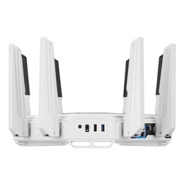 ASUS GT-BE19000AI tri-band router (Wi-Fi 7, 19000 mbps, 6 GHz, 8 külső antenna, 1x10Gbps WAN, 5x LAN 2.5/10/1 Gbps)