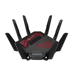 ASUS GT-BE19000 tri-band router (wi-fi 6/7, 19000 Mbps, 8 külső antenna, 1x10Gbps + 1x2.5Gbps WAN/LAN, 3x2.5Gbps + 1x1Gb