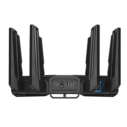ASUS GT-BE19000 tri-band router (wi-fi 6/7, 19000 Mbps, 8 külső antenna, 1x10Gbps + 1x2.5Gbps WAN/LAN, 3x2.5Gbps + 1x1Gb