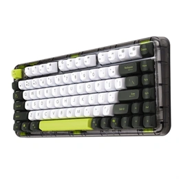 ASUS Jelly75 KD201 vezeték nélküli billentyűzet (Bluetooth 5,0, USB, RF 2,4 GHz, HU, zöld)