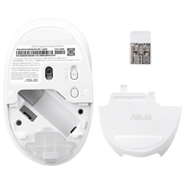 ASUS MD101 vezeték nélküli optikai egér (RF 2,4 GHz, Bluetooth, fehér)