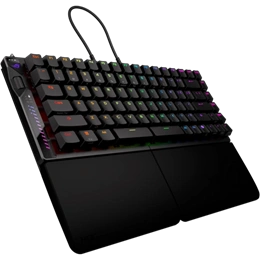 ASUS ROG Falcata Ace vezetékes és vezeték nélküli 75%-os mechanikus gamer billentyűzet (ROG HFX V2, USB, RF 2.4GHz, Blue
