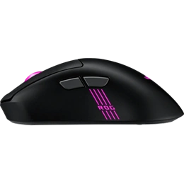ASUS ROG Keris II Origin vezeték nélküli optikai egér (Bluetooth 5.1, RF 2,4 GHz, USB Type-C, fekete)