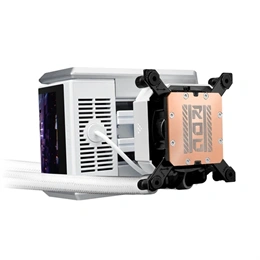 ASUS ROG RYUO IV 360 vízhűtés (ARGB, 3x 120 mm, PWM, max 2000 rpm, 30,7 dBA, fehér)