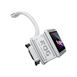 ASUS ROG RYUO IV SLC 360 ARGB vízhűtés (360 mm radiátor, 3×120 mm ventilátor, PWM, max 2650 RPM, max 39,6 dBA, fehér)