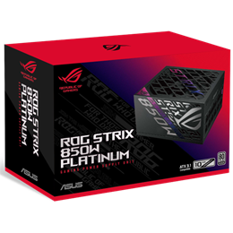 ASUS ROG Strix tápegység (850 W, 80+ Platinum, moduláris, ATX 3.1, PCIe 16-pin Gen5.1)