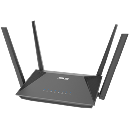 ASUS RT-AX52 Pro kisméretű router (AX3000, 2,4/5 GHz dualband, 1x WAN 1 Gbps, 3x LAN 1 Gbps, AiMesh)