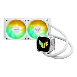 ASUS TUF Gaming LC III 240 ARGB vízhűtés (2x120 mm, PWM, 2600 rpm, 37,4 dBA, fehér)