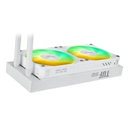 ASUS TUF Gaming LC III 240 ARGB vízhűtés (2x120 mm, PWM, 2600 rpm, 37,4 dBA, fehér)