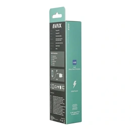 AVAX CH360 Speedy fali töltő (65W USB-C PD, 18W USB-A QC, GaN, USB-C+USB-A csatlakozó, fehér)