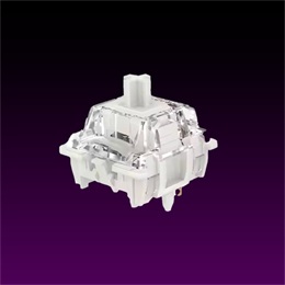 AVAX Gateron G Pro 3.0 kapcsoló (35 db, fehér, 3-pin, gyárilag kenve, SMD-kompatibilis, átlátszó felső)