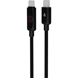 AVAX Pulsey gyorstöltő- és adatkábel 0,5 m (USB-C - USB-C, 60W, fonott, Battery Protection, gyors adatátvitel, szürke)