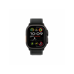 Apple Watch Ultra 2 (GPS+Cellular 49mm fekete titántok, sötétzöld alpesi pánt, M)