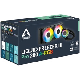 Arctic Liquid Freezer III Pro 280 A-RGB vízhűtés (280 mm radiátor, univerzális, fekete)