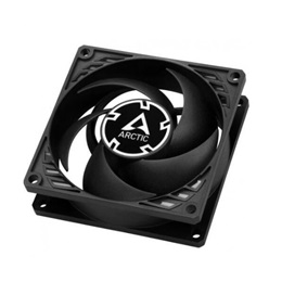 Arctic P8 Max hűtő ventilátor (80 mm, 500-5000 rpm, PWM, 0.6 Sone, fekete)