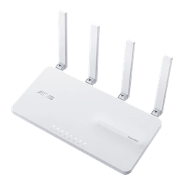 Asus EBR63 router (Wi-Fi 6, 574+2402 Mbps, 2,4/5 GHz dualband, 1x WAN, 4x LAN, USB3.2, USB2.0, 4 külső antenna, fehér)